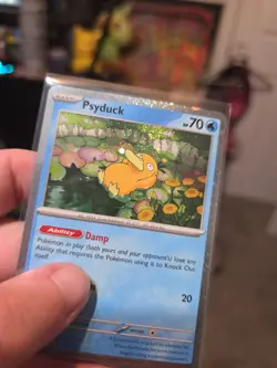 Pokemon TCG Mega Evolutions Psyduck 007 DOUBLE SWIRL Promo NM Card - Image 2