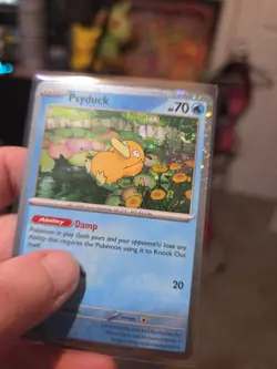 Pokemon TCG Mega Evolutions Psyduck 007 DOUBLE SWIRL Promo NM Card - Image 3