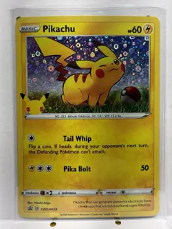 Mint Pikachu 19 Card Lot Pokemon TCG Mixed Series GO Holo V Promo - Image 2