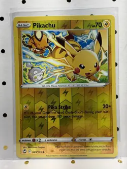 Mint Pikachu 19 Card Lot Pokemon TCG Mixed Series GO Holo V Promo - Image 3