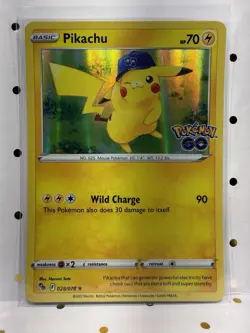 Mint Pikachu 19 Card Lot Pokemon TCG Mixed Series GO Holo V Promo - Image 5