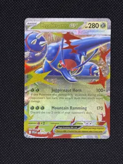 Pokemon TCG MEGA HERACROSS EX 004/094 ME02: Phantasmal Flames Ultra Rare - Image 1