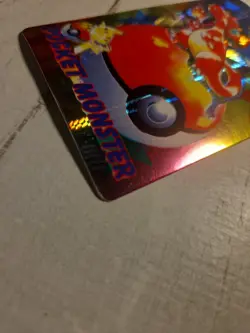 1998 P.M. Pokemon Bandai Charizard Japanese - Holo Sticker Prism Vending Machine - Image 3