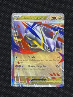 Pokemon TCG MEGA LATIAS EX 100/132 Mega Evolution Double Rare - Image 1