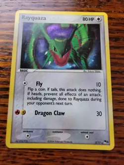 2006 Rayquaza - 3/17 - Holo Rare Promo Pokemon Pop Series 1 Pokemon TCG Card - Image 1