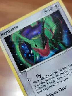 2006 Rayquaza - 3/17 - Holo Rare Promo Pokemon Pop Series 1 Pokemon TCG Card - Image 2