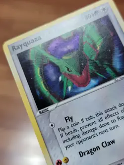 2006 Rayquaza - 3/17 - Holo Rare Promo Pokemon Pop Series 1 Pokemon TCG Card - Image 3