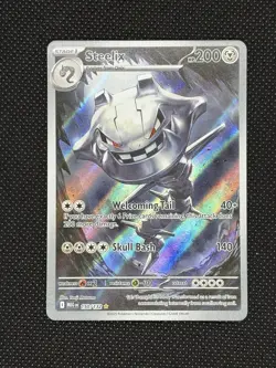 Pokemon TCG STEELIX 150/132 Mega Evolution Illustration Rare - Image 1