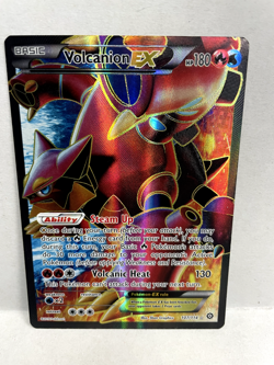 Pokemon TCG XY Steam Siege Volcanion EX (Full Art) 107/114 - Image 2