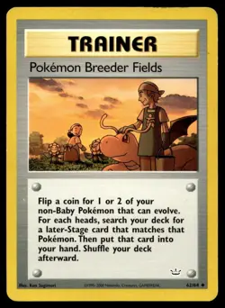 2001 Neo - Revelation Pokemon Breeder Fields Uncommon #62 - Image 1