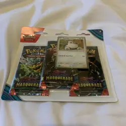 ✅Fast Christmas Shipping✅Pokemon TCG: Twilight Masquerade 3 Pack Blister Snorlax - Image 1