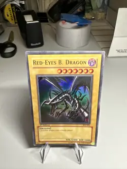 Yu-Gi-Oh! Red-Eyes Black Dragon SDJ-001 1st Edition Holo Rare - - Image 5