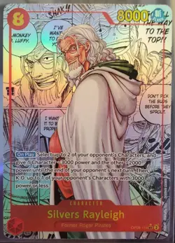 Op08-118 Silvers Rayleigh Manga One Piece Card Game - Image 1
