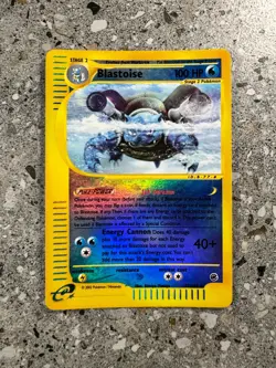 Pokemon TCG Cards Blastoise 37/165 Expedition Reverse Holo Rare - Image 1