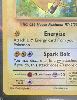 Pokemon Raichu Card Lot Bundle Holofoil GX Pokemon Evolutions TCG Game Bundle. - Image 3