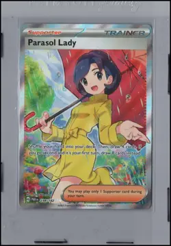 Pokemon Card Parasol Lady (238/182) Ultra Rare Paradox Rift - Image 1