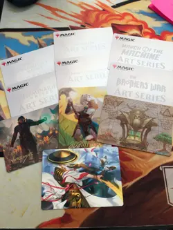 MTG Art Series Gold Stamped Signature variety Lot x5 cards NM - Image 1