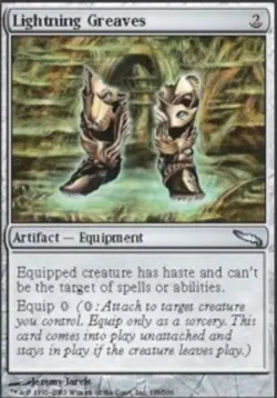 MTG magic cards 1x Lightning Greaves Mirrodin Light Play, English - Image 1