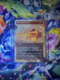 MTG Fire Nation Turret (Borderless) [Avatar: The Last Airbender: Eternal-Legal] - Image 1