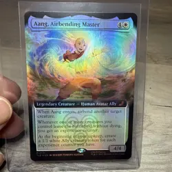 Aang, Airbending Master - #0171 Foil Extended Art - Avatar - Mtg - Image 1