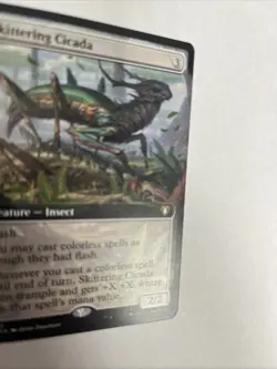 Skittering Cicada Extended Art Non Foil MTG - Image 2