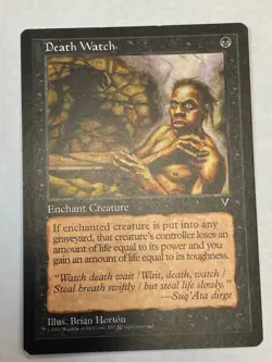 Death Watch - Magic the Gathering MTG Visions Single Card - Image 1