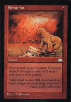 Firestorm - Weatherlight: #101, Magic: The Gathering Nm R106 - Image 1