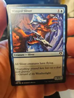 MTG - Commander Masters - Winged Sliver- NM - NF - Image 1