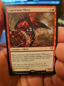 MTG - Commander Masters - Capricious Sliver - NM - NF - Image 1