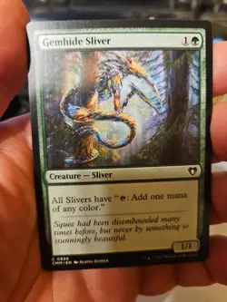 MTG - Commander Masters - Gemhide Sliver - NM - NF - Image 1