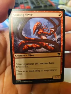 MTG - Commander Masters - Striking Sliver - NM - NF - Image 1