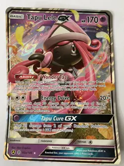 Carte Pokemon TAPU LELE GX 60a/145 Jumbo ISLAND GUARDIANS Anglais NEUF - Image 1
