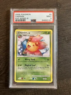 Pokemon Pop Series 8 Cherrim PSA 9 Mint - Image 1