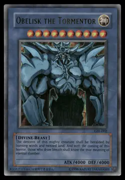 Yugioh! Obelisk the Tormentor GBI-002 Ultra Rare MP - Image 1