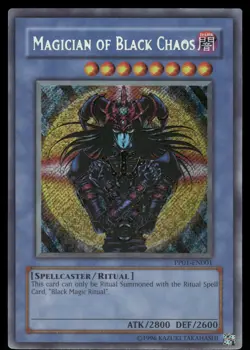 Yugioh! Magician of Black Chaos PP01-EN001 Secret Rare MP - Image 1
