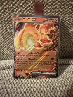 Pokemon Sv02 Paldea Evolved Chi-Yu EX Card 040/193 NM Condition - Image 1