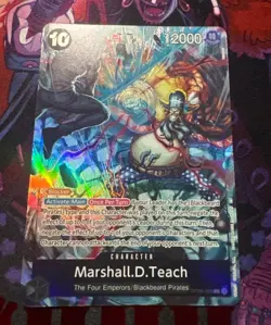 Marshall D Teach Op09 093 One Piece Tcg Card Game Up Promos Nm - Image 1