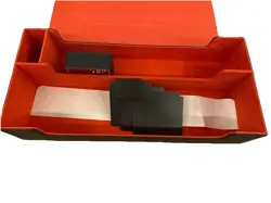 Deck Box For Magic The Gathering Yu-gi-oh Holds 1500+ Cards Red/black - Image 4