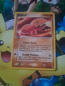 Trapinch 67/92 EX Legend Maker Pokemon Card EXC - Image 1