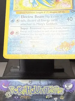 Pokemon Card Misty's Golduck 12/132 Holo Gym Chalenge Set Played - Image 4