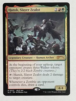 Hansk, Slayer Zealot - 22 - NM Normal SLX Cards MTG Magic The Gathering - Image 1