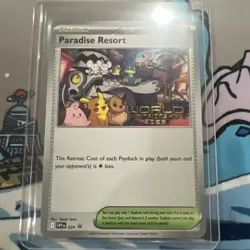 Paradise Resort 2025 World Championships ENGLISH Promo SVP 224 NM Pokemon Card - Image 1
