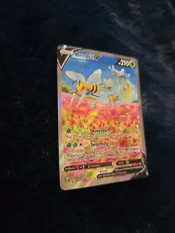 Pokemon Beedrill v Alt Art 161/189 Astral Radiance Card Mint Condition - Image 3