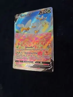 Pokemon Beedrill v Alt Art 161/189 Astral Radiance Card Mint Condition - Image 4
