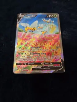 Pokemon Beedrill v Alt Art 161/189 Astral Radiance Card Mint Condition - Image 5