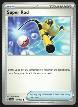SV02: Paldea Evolved Super Rod #188/193 Common Pokemon Card - Image 1