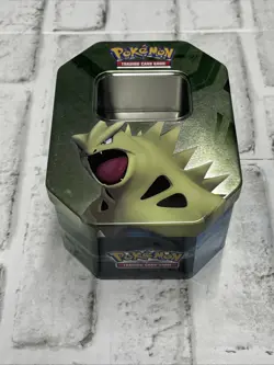 Pokemon Turtwig TCG Collector's Empty Storage Card Tin 2007 Very Good Condition - Image 1