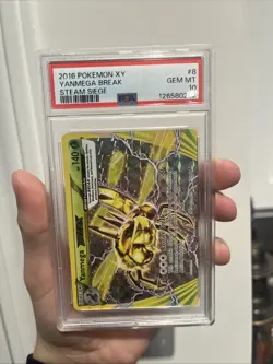 Pokemon TCG Yanmega Break Steam Siege Card 8/114 PSA 10 - Image 1