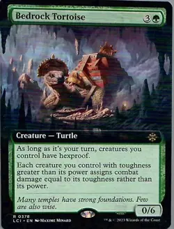 MTG Bedrock Tortoise The Lost Caverns of Ixalan 0378 Regular Rare - Image 1