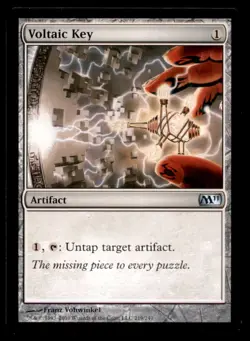 MTG Voltaic Key LP Light Play Magic 2011 [5328] - Image 1